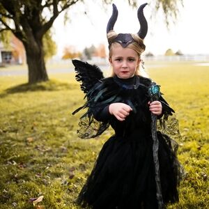 Custom Girls Maleficent Costume
